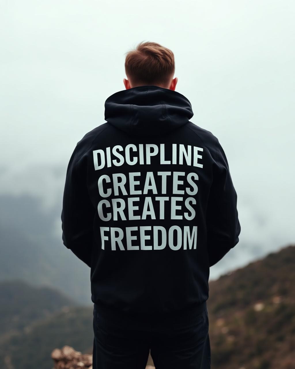 Hoodie Discipline Creates Freedom